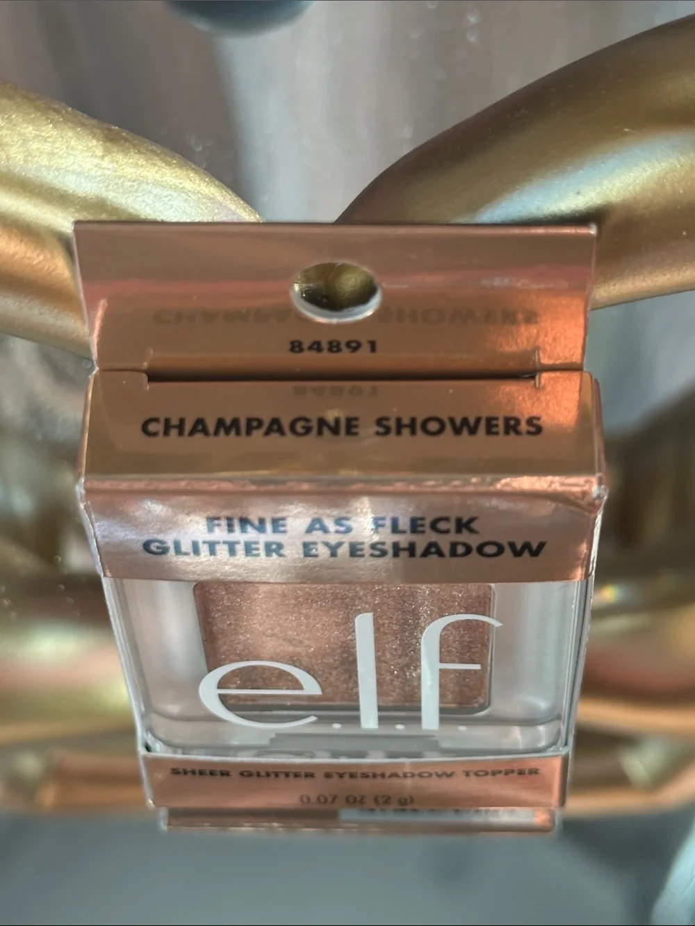e.l.f. Fine As Fleck Sheer Glitter Eyeshadow - Rose Gold